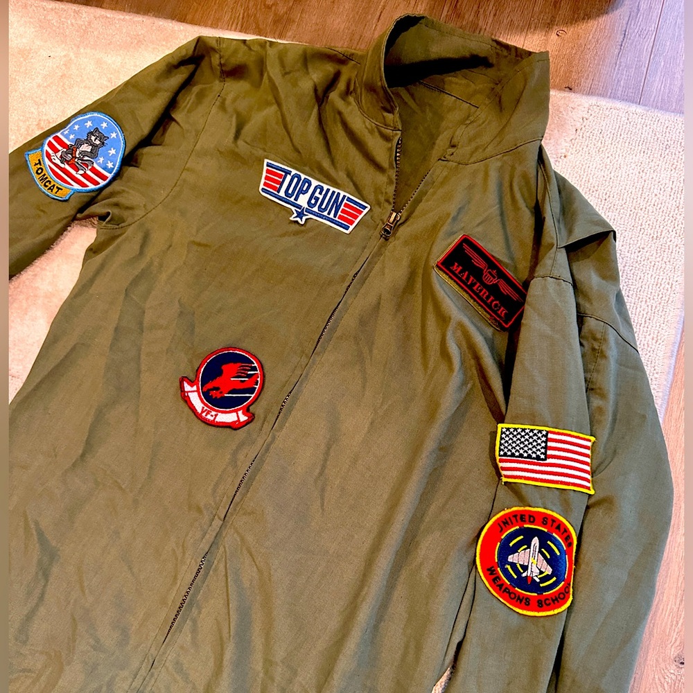 Top Gun Mens Costume with Harness